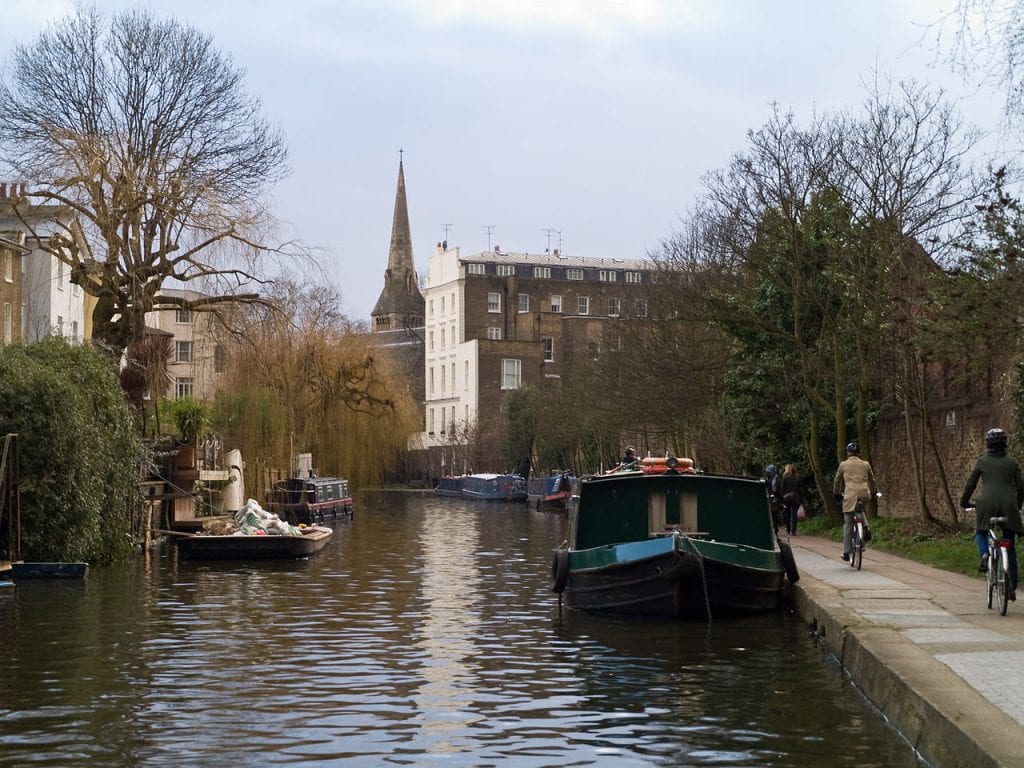 London canals near Regents park